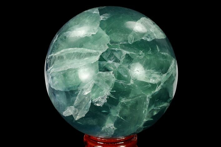Colorful, Polished Fluorite Sphere - Mexico #153358
